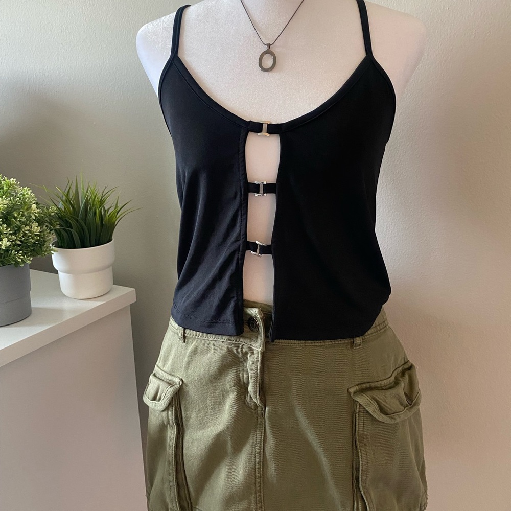 Urban Outfitters Black Strappy Camisole